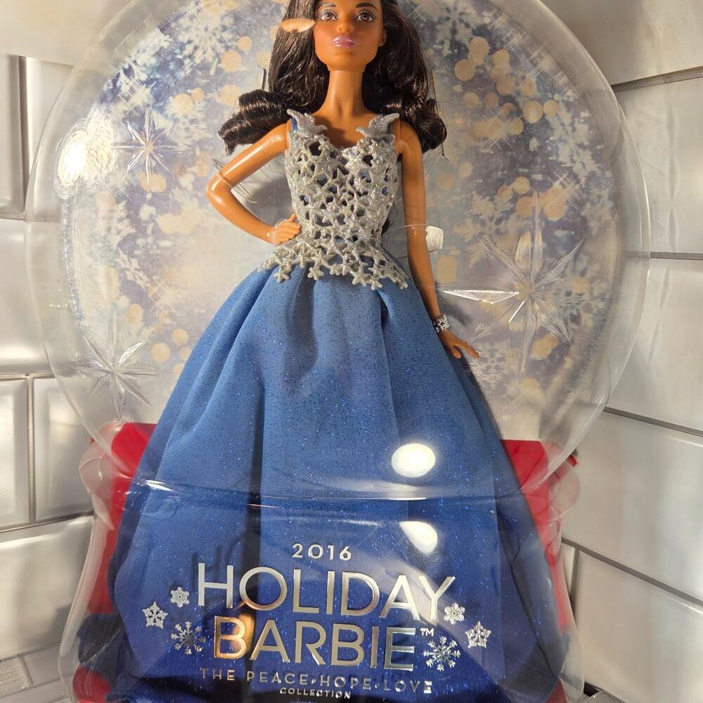 Barbie snow globe Peace,Hope, & Love series